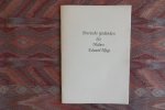 Klug, Eduard. [ Met GESIGNEERDE opdracht ]. - Poetische Gedanken des Malers Eduard Klug.