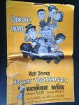 - Grote folder met te bestellen promotiemateriaal voor de film Bon Voyage! van Walt Disney - Grote folder met te bestellen promotiemateriaal voor de film Bon Voyage! van Walt Disney