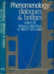 Bruzina, Ronald & Bruce Wilshire (editors) - Penomenology: Dialogues and bridges