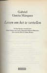 Garcia Marquez, Gariel. Vormgeving binnenwerk  Adriaan de Jonge - Leven om het te vertellen