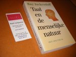 Jackendoff, Ray. - Taal en de menselijke Natuur.