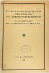 J.M.A. van Rooy - Eenige aanteekeningen over den Indischen stadsgemeenteburgemeester In vergelijking met den burgemeester in Nederland