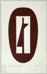 WUIDAR, Léon - Léon Wuidar - [Abstract linocut] Original linocut, numbered and signed