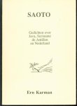 Karman, Ern - Saoto. Gedichten over Java, Suriname, De Antillen en Nederland