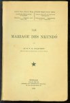 G Hulstaert - Le mariage des Nkundó.( Congo )