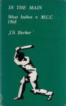Barker, J.S. - In the Maine -West Indies v. M.C.C. 1968