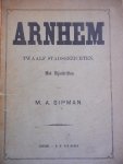 M A Sipman - Arnhem twaalf stadsgezichten met bijschriften