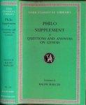 Philo. - Philo in ten volumes (and two supplementary volumes): Supplement I. Questions and anwers on genesis.