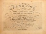 Onslow, George: - Grand duo à quatre mains pour le Piano-Forte. Oeuvre 7