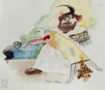 CLAUS, Hugo - Hugo Claus - [originele tekening]