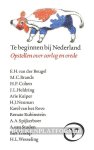 Beugel, E.H. van der ea. - Te beginnen bij Nederland