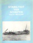 Metzlar, K. - Stabiliteit van schepen
