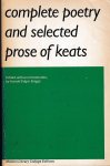 KEATS / Briggs, Harold Edgar (edited by) - Complete poetry and selected prose of Keats
