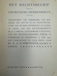 STRUYCKEN, A.A.H., - Het rechtsbegrip Theoretische Onderzoekingen