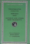 Theophrastus & Herodas - Characters; Mimes; Sophron and Other Mime Fragments