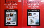Larousse [MITCHELL James] - Larousse encyclopédie de l'univers en couleurs. T. 1. Les Techniques. T.2. L'Histoire du XVIIIe siècle à nos jours