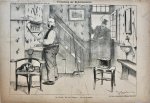 Braakensiek, Johan (1858-1940) - [Original lithograph/lithografie by Johan Braakensiek] Versterking der Rijksinkomsten, 3 October 1897, 1 pp.