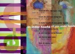 SCHATZ, Leo - Jo van HEST & Machtelt van THIEL & Frans LIESHOUT - Leo Schatz. In ieder hoofd zit een ander hoofd. Leo Schatz - schilderijen. Jos van Hest en Machtelt van Thiel - gedichten. Frans Lieshout - Typografieën. - [Nummer 139 /1001 - Signed by all].