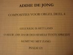 Jong; Addie de - 17 Psalmen & Gezangen - Deel 4; (Klavarskribo)