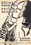 WIARDI BECKMAN, H.B. - Sociaal-democratie en nationale gedachte.