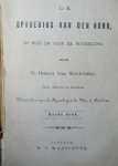 Kochtizky, C. Baron von - De opvoeding van den hond in huis en voor de wandeling.