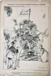 Braakensiek, Johan (1858-1940) - [Original lithograph/lithografie by Johan Braakensiek] Indiening van het wetsontwerp betreffende herziening van strafzaken, 2 October 18981, 1 pp.