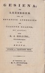 Zelling, E.J. (Schoolonderwijzer in de Eexta) - Gesiena; een leesboek voor de bovenste afdeeling der laagste klassen, met prentjes
