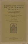 PERSYN, J. - DE WORDING VAN HET TIJDSCHRIFT DIETSCHE WARANDE EN BELFORT EN ZIJN ONTWIKKELING.