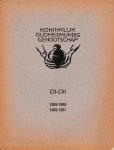 Koninklijk Oudheidkundig genootschap - Jaarverslagen 1959-1961
