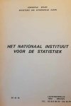 MINISTERIE VAN ECONOMISCHE ZAKEN - Het Nationaal Instituut voor de Statistiek