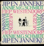 Schmidt, Annie M.g. (tekeningen Van Fiep Westendorp)/ Bannink, Harry (muziek) - Jip en Janneke met mini LP (=single). Boekje met LP