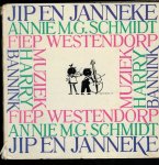 Schmidt, Annie M.g. (tekeningen Van Fiep Westendorp)/ Bannink, Harry (muziek) - Jip en Janneke met mini LP (=single). Boekje met LP