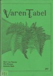 Tooren, Bart van - Varentabel naar vegetatieve kenmerken
