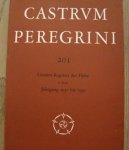CASTRUM PEREGRINI. - Castrum Peregrini 41. Jahrgang 1992 - Heft 201. Gesamt-Regisrer der hefte 1 - 200.