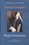 Gossaert, Geerten - Experimenten en overige gedichten.