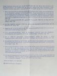 J.C. Damste (foto`s en tekst) - Envellop met 8 zwart/wit fotokaarten - serie 2 Spoorwegen W-Duitsland 60er jaren, 6x NS en 2x HTM, met apart vel met omschrijving
