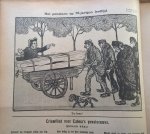 [Polak, Ed] (redactie)  & Albert Hahn [sr.] e.a. (beeld) - De Notenkraker, Zondagsblad van Het Volk - Dagblad van de Arbeiderspartij. [Politiek-Satiriek Weekblad],  Jaargang 4, (1910 v.a. 1 april) & jaargang 5 (1911 in zijn geheel)