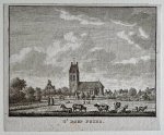 J. Bulthuis, K.F. Bendorp - Antieke prent Friesland: t' Dorp Peins.