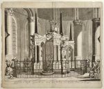 Jan Luyken (1649-1712) - Antique print, etching I Grave of William of Orange, published c. 1679, 1 p.