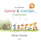 Olivier Dunrea 58245 - Gonnie en vriendjes in ganzenpas een flapjesboek