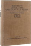 Dirk De Jong - Brinkman's cumulatieve catalogus van boeken. 1954