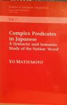 Yo Matsumoto - Complex Predicates in Japanese