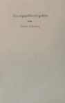 Achterberg, Gerrit. - Een ongepubliceerd gedicht.