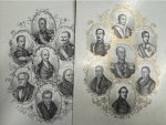 TESSON, J.P., - Portraits of Paus Pius IX, L. Napoleon, Willem II Koning der Nederl. Frans Jos. Keizer v. Oostenrijk, Berzelius, Schwantaler, v.d. Duyn van Maasdam and Baron v.d. Capellen, Karel Albert, Aartshertog Johann, Joh. Kinker, Jacob de Gelder and Cha...