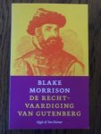 Morrison, Blake - De rechtvaardiging van Gutenberg