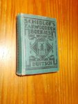 (ed.), - Schidlof`s zakwoordenboekjes. Duitsch-Nederlandsch.
