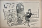 Braakensiek, Johan (1858-1940) - [Original lithograph/lithografie by Johan Braakensiek] Een verdienstelijk president, 10 Maart 1895, 1 pp.