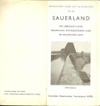 Borsje, Toot Tekening Omslag met ANWB Service Advies en Verkoop - Sauerland. Met Bergisch Land, Siegerland, Wittgensteiner Land en Waldecker Land. ANWB reisgidsen voor het buitenland No 26