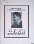 Plasschaert, Alb. (inleiding) - Tentoonstelling ter nagedachtenis van Jan Toorop 1858-1928
