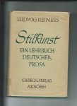 Reiners. Ludwig - Stilkunst. Ein Lehrbuch deutscher Proza.